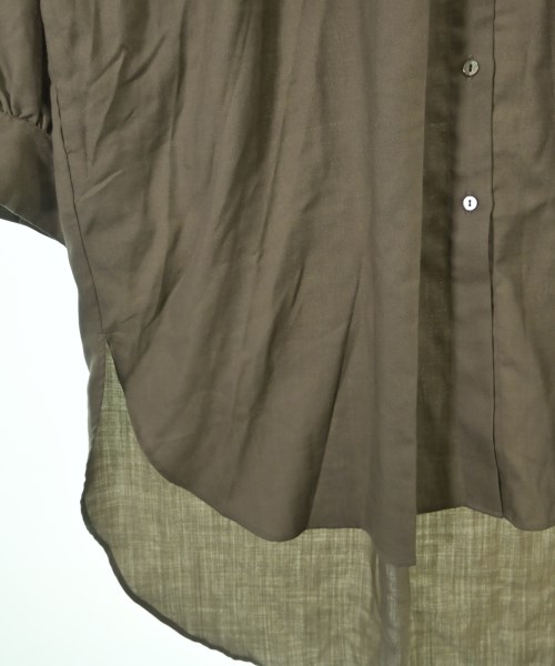 mizuiro ind（ミズイロインド）カジュアルシャツ 茶 サイズ:F レディース/2200624000068