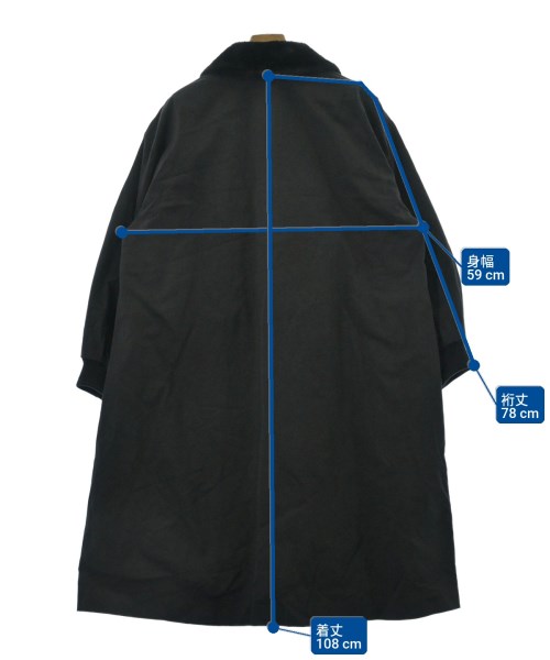 mizuiro ind（ミズイロインド）ダウンコート 黒 サイズ:F レディース/2200625652013