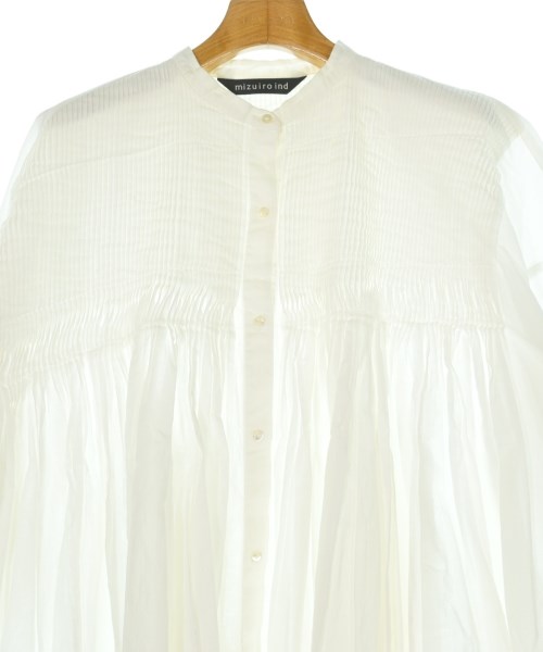 mizuiro ind（ミズイロインド）カジュアルシャツ 白 サイズ:F レディース/2200627653049