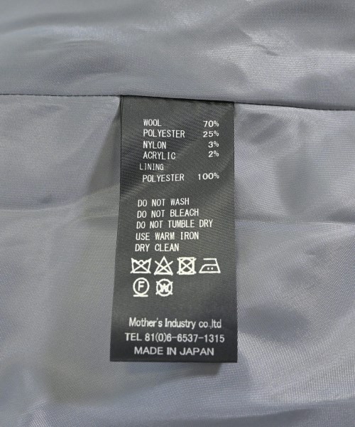 mizuiro ind（ミズイロインド）ステンカラーコート グレー サイズ:-(M位) レディース/2200627670183