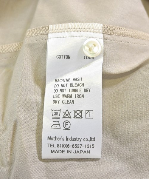 mizuiro ind（ミズイロインド）シャツワンピース ベージュ サイズ:F レディース/2200627670220