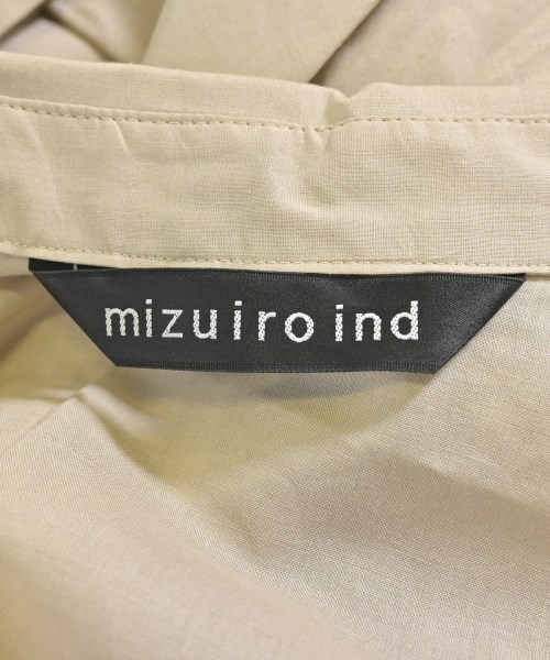 mizuiro ind（ミズイロインド）シャツワンピース ベージュ サイズ:F レディース/2200627670237