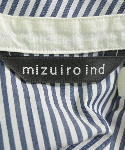 mizuiro ind（ミズイロインド）シャツワンピース 白 サイズ:F レディース/2200627670244