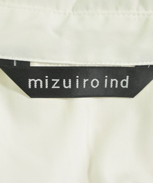 mizuiro ind（ミズイロインド）シャツワンピース 白 サイズ:F レディース/2200627670299