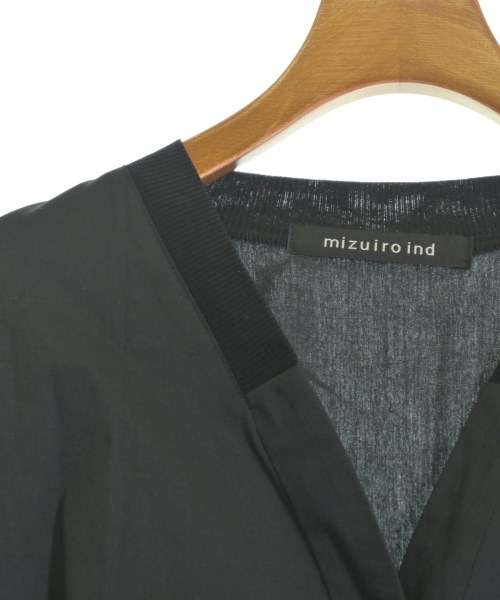 mizuiro ind（ミズイロインド）シャツワンピース 黒 サイズ:F レディース/2200627670374