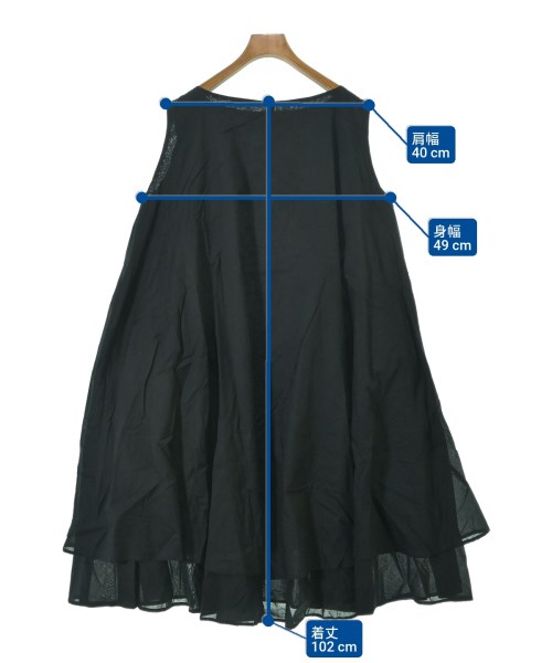 mizuiro ind（ミズイロインド）ワンピース 黒 サイズ:F レディース/2200640538064