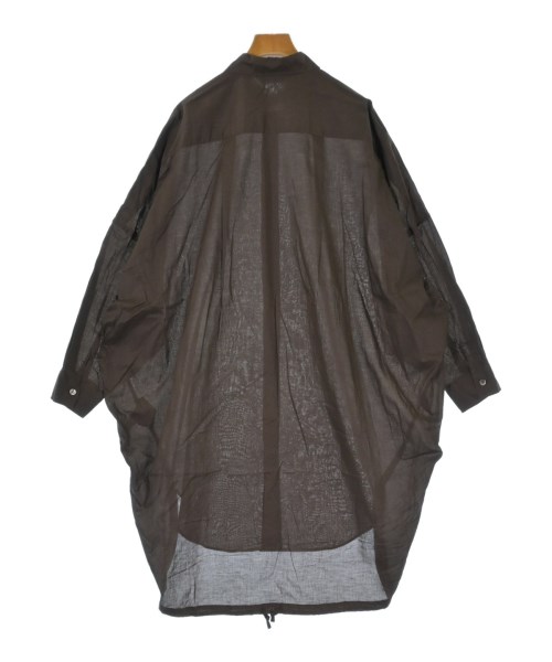 mizuiro ind（ミズイロインド）シャツワンピース 茶 サイズ:F レディース/2200627875038