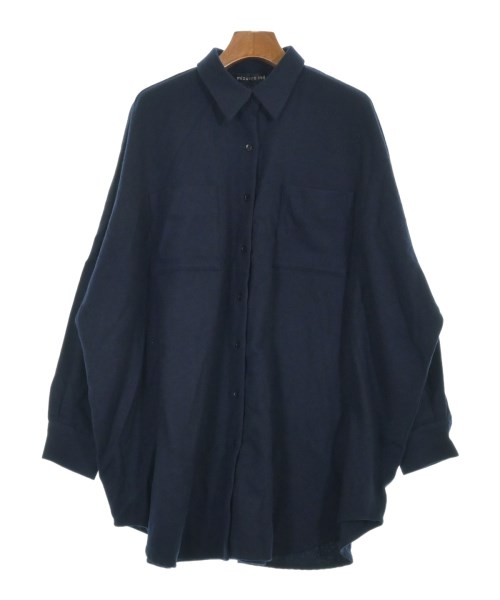 mizuiro ind(ミズイロインド)カジュアルシャツ 紺 サイズ:F/2200628418029