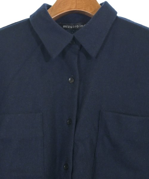 mizuiro ind（ミズイロインド）カジュアルシャツ 紺 サイズ:F レディース/2200628418029