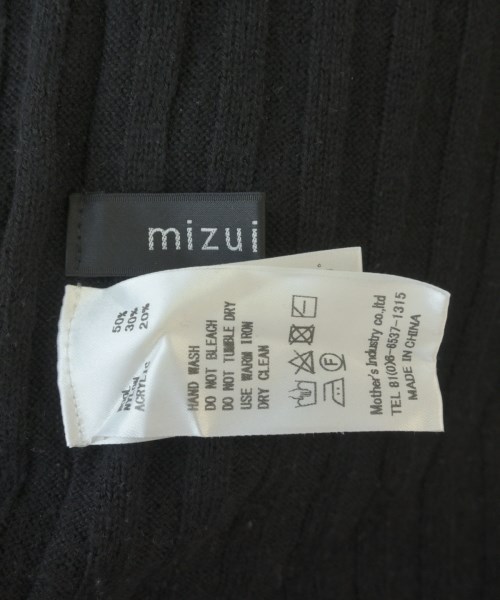 mizuiro ind（ミズイロインド）ニット・セーター 黒 サイズ:F レディース/2200641368288