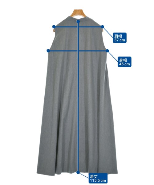 mizuiro ind（ミズイロインド）ワンピース グレー サイズ:F レディース/2200641766091