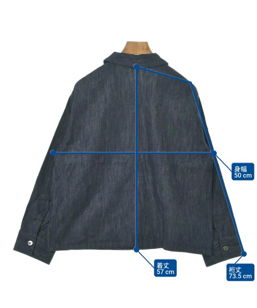 mizuiro ind（ミズイロインド）カジュアルシャツ 紺 サイズ:F レディース/2200641766145