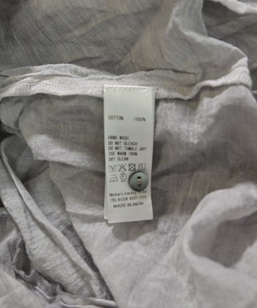 mizuiro ind（ミズイロインド）ブラウス グレー サイズ:F レディース/2200641766169