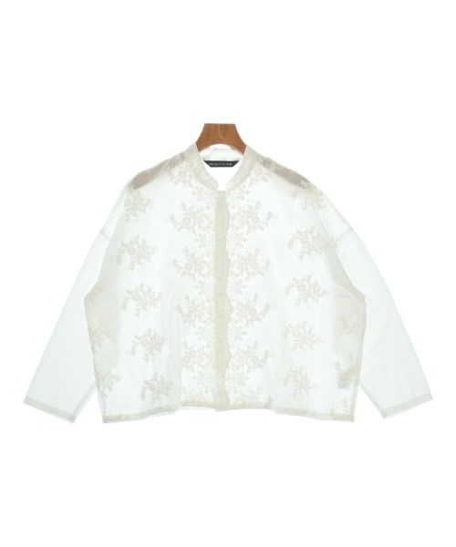 mizuiro ind(ミズイロインド)カジュアルシャツ 白 サイズ:F/2200641878138