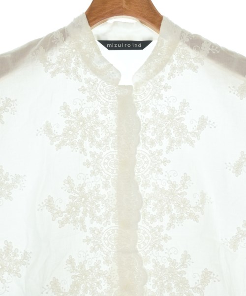 mizuiro ind（ミズイロインド）カジュアルシャツ 白 サイズ:F レディース/2200641878138