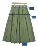 mizuiro ind（ミズイロインド）ロング・マキシ丈スカート カーキ サイズ:-(M位) レディース/2200642325099