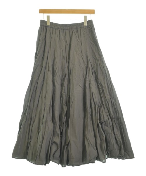 mizuiro ind(ミズイロインド)ロング・マキシ丈スカート グレー サイズ:F/2200642325112