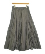 mizuiro ind（ミズイロインド）ロング・マキシ丈スカート グレー サイズ:F レディース/2200642325112