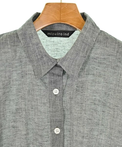 mizuiro ind（ミズイロインド）カジュアルシャツ グレー サイズ:F レディース/2200636646049