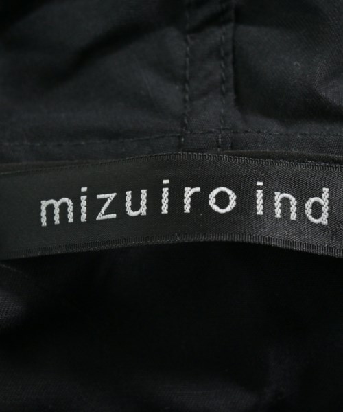 mizuiro ind（ミズイロインド）シャツワンピース 黒 サイズ:F レディース/2200633199036