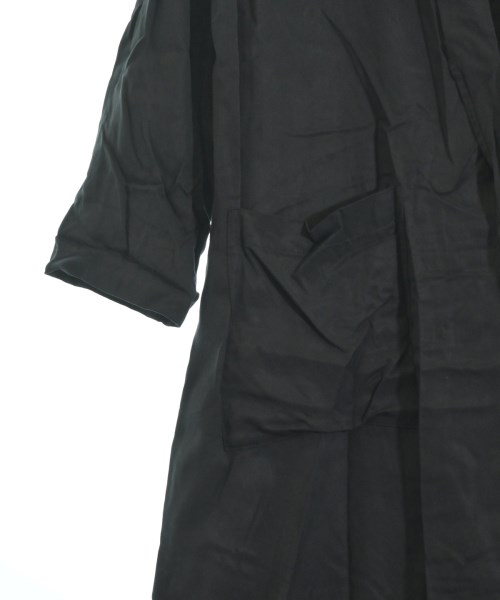 mizuiro ind（ミズイロインド）シャツワンピース 黒 サイズ:F レディース/2200633199036