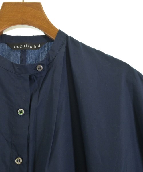 mizuiro ind（ミズイロインド）ブラウス 紺 サイズ:F レディース/2200643830127