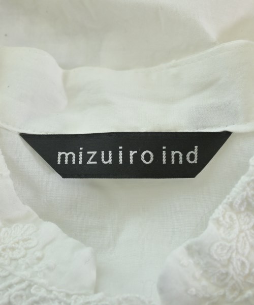 mizuiro ind（ミズイロインド）カジュアルシャツ 白 サイズ:F レディース/2200632187089