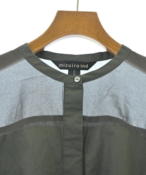 mizuiro ind（ミズイロインド）カジュアルシャツ グレー サイズ:F レディース/2200635273062