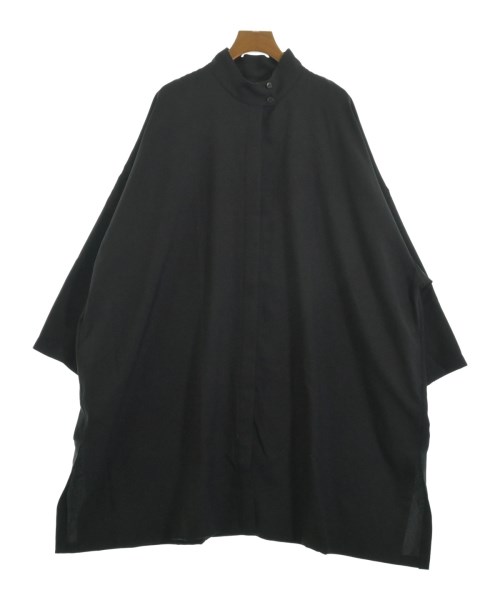 mizuiro ind(ミズイロインド)シャツワンピース 黒 サイズ:F/2200644792011