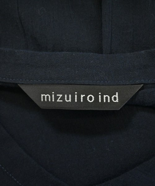 mizuiro ind（ミズイロインド）シャツワンピース 紺 サイズ:F レディース/2200610876516