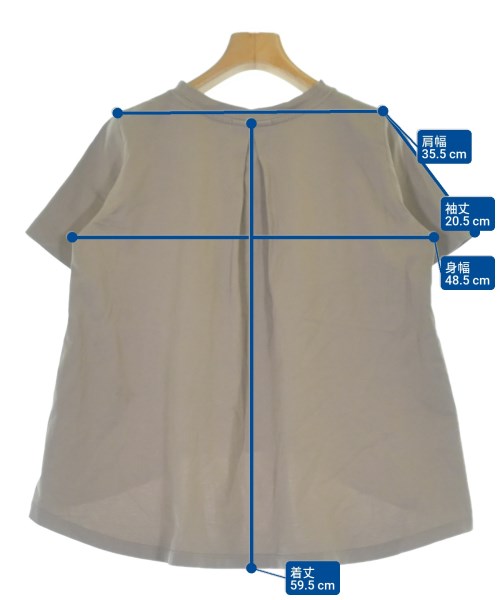 mizuiro ind（ミズイロインド）Tシャツ・カットソー 茶 サイズ:F レディース/2200617391067