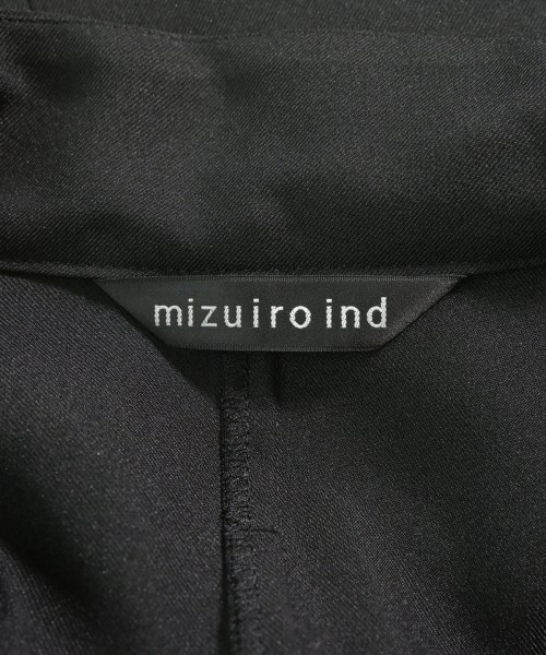 mizuiro ind（ミズイロインド）シャツワンピース 黒 サイズ:F レディース/2200622649016