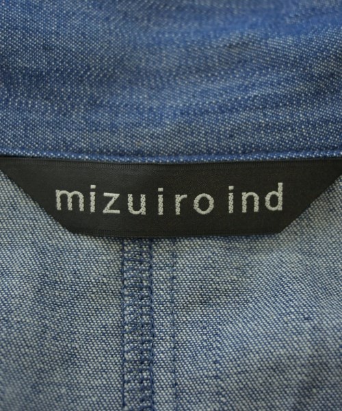 mizuiro ind（ミズイロインド）ブラウス 青 サイズ:F レディース/2200622977089