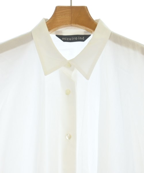 mizuiro ind（ミズイロインド）カジュアルシャツ 白 サイズ:F レディース/2200627128042