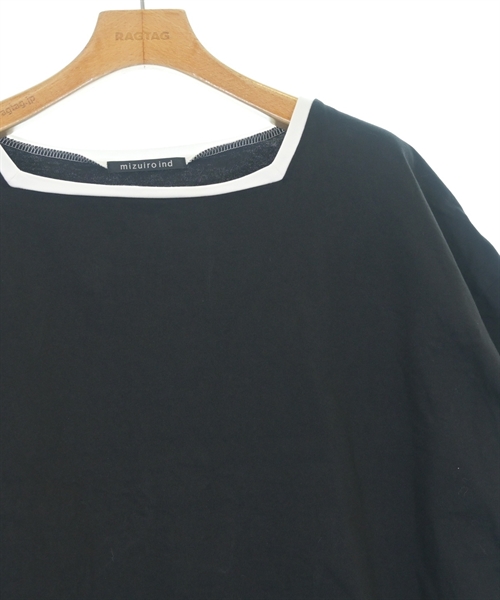 mizuiro ind（ミズイロインド）Tシャツ・カットソー 黒 サイズ:F レディース/2200614487107
