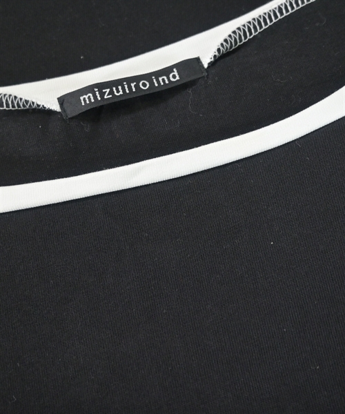 mizuiro ind（ミズイロインド）Tシャツ・カットソー 黒 サイズ:F レディース/2200614487107