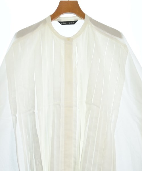 mizuiro ind（ミズイロインド）カジュアルシャツ 白 サイズ:F レディース/2200610684159