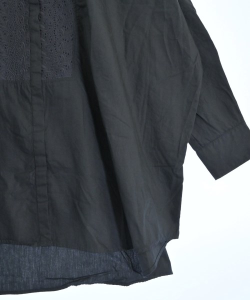 mizuiro ind（ミズイロインド）ブラウス 紺 サイズ:F レディース/2200615471129