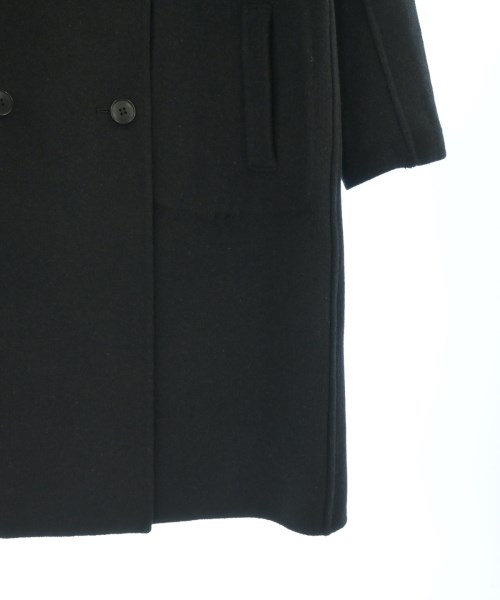 mizuiro ind（ミズイロインド）チェスターコート 黒 サイズ:F レディース/2200616445013