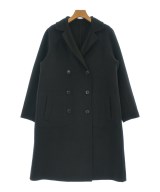 mizuiro ind（ミズイロインド）チェスターコート 黒 サイズ:F レディース/2200616445013