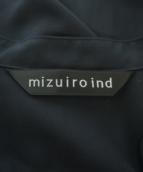 mizuiro ind（ミズイロインド）シャツワンピース 紺 サイズ:F レディース/2200616445082