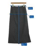 mizuiro ind（ミズイロインド）ロング・マキシ丈スカート 黒 サイズ:2(M位) レディース/2200618330034