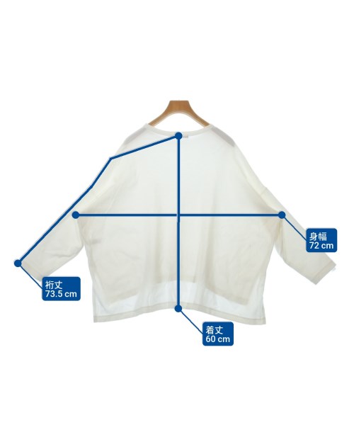 mizuiro ind（ミズイロインド）Tシャツ・カットソー 白 サイズ:F レディース/2200619104092