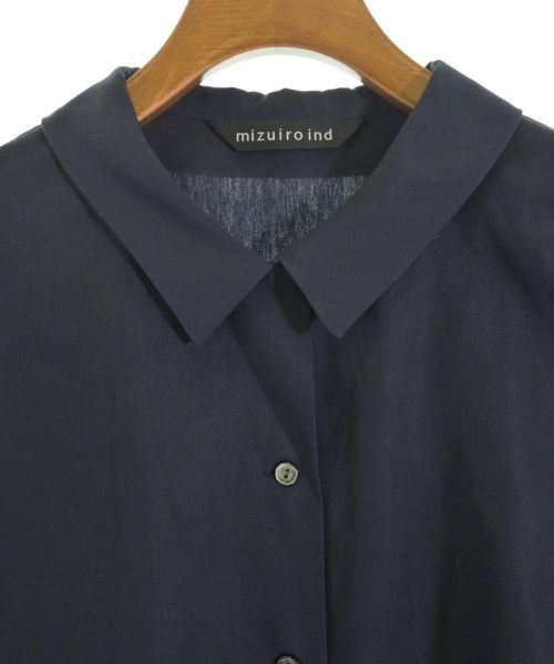 mizuiro ind（ミズイロインド）ブラウス 紺 サイズ:F レディース/2200615363035