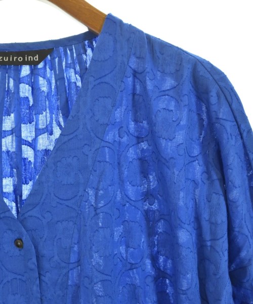 mizuiro ind（ミズイロインド）ブラウス 青 サイズ:F レディース/2200615363066