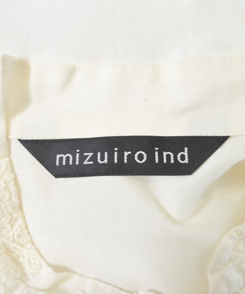 mizuiro ind（ミズイロインド）カジュアルシャツ 白 サイズ:F レディース/2200606940146