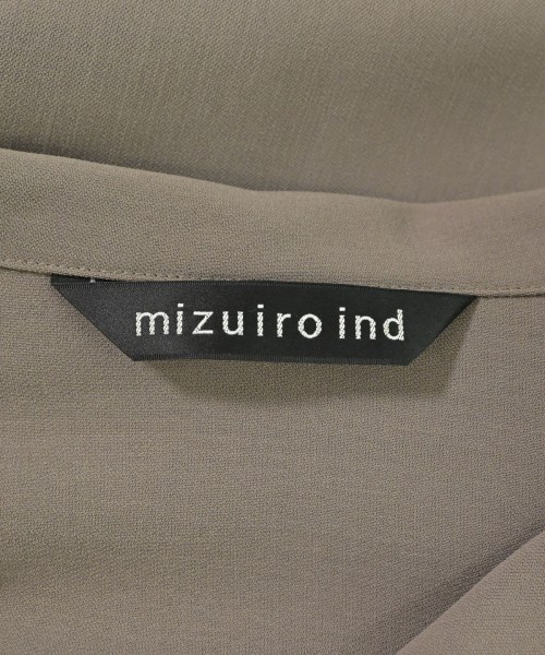 mizuiro ind（ミズイロインド）カジュアルシャツ ベージュ サイズ:F レディース/2200611605023