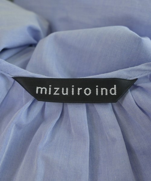 mizuiro ind（ミズイロインド）カジュアルシャツ 青 サイズ:1(S位) レディース/2200609686058