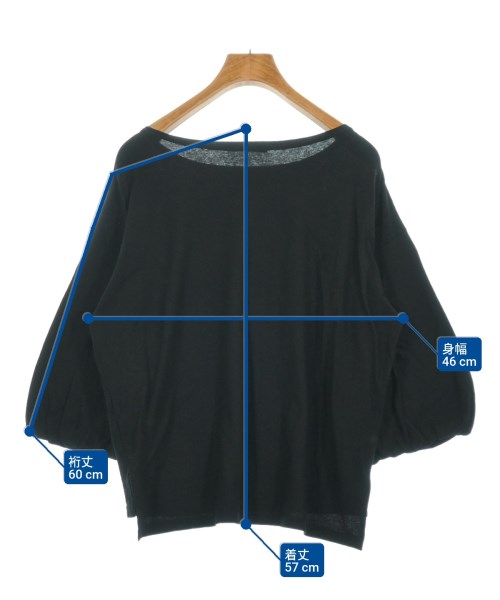 mizuiro ind（ミズイロインド）Tシャツ・カットソー 黒 サイズ:-(M位) レディース/2200612259027