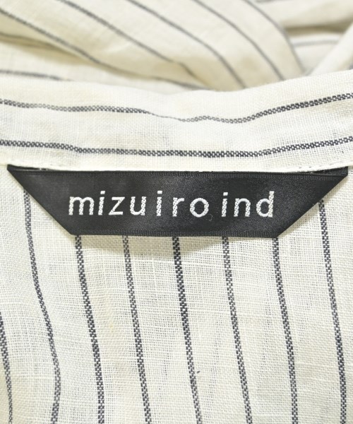 mizuiro ind（ミズイロインド）シャツワンピース 白 サイズ:-(M位) レディース/2200616248010